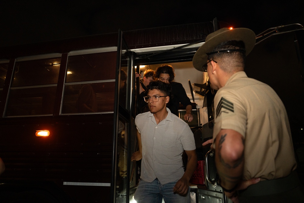 Echo Company Arrives at Marine Corps Recruit Depot San Diego