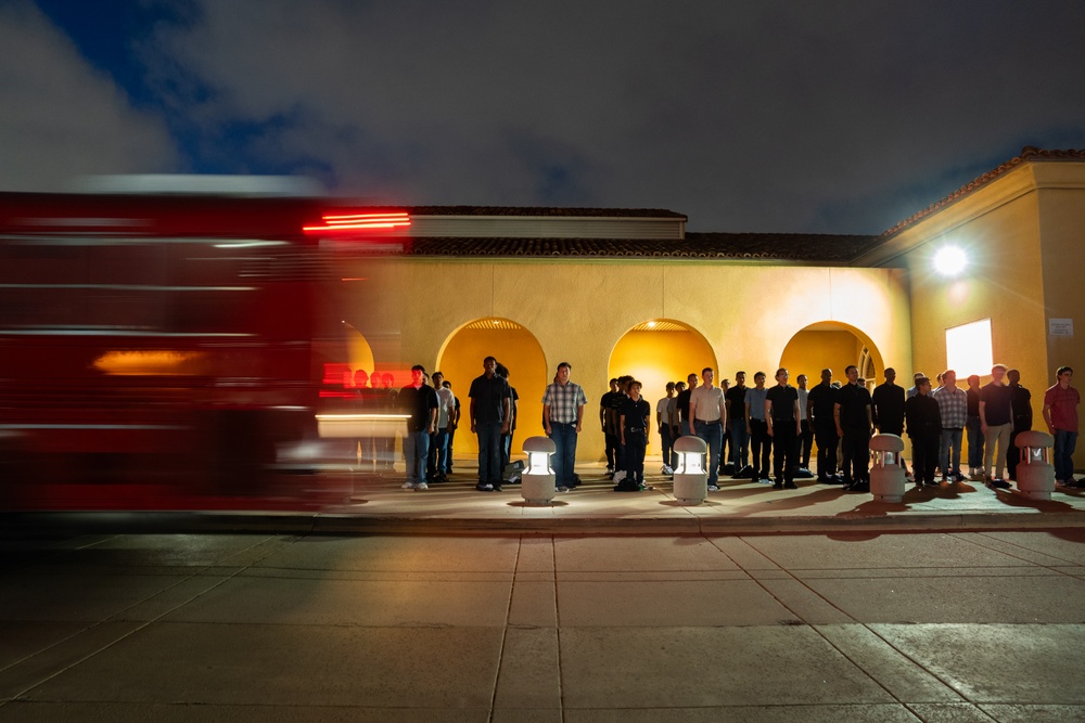 Echo Company Arrives at Marine Corps Recruit Depot San Diego