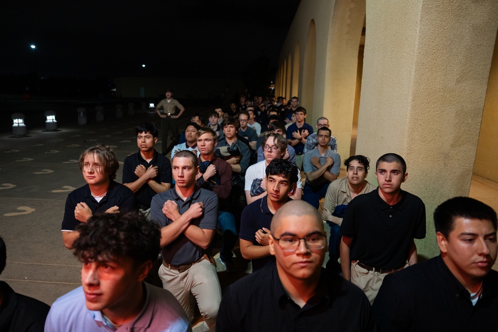 Echo Company Arrives at Marine Corps Recruit Depot San Diego