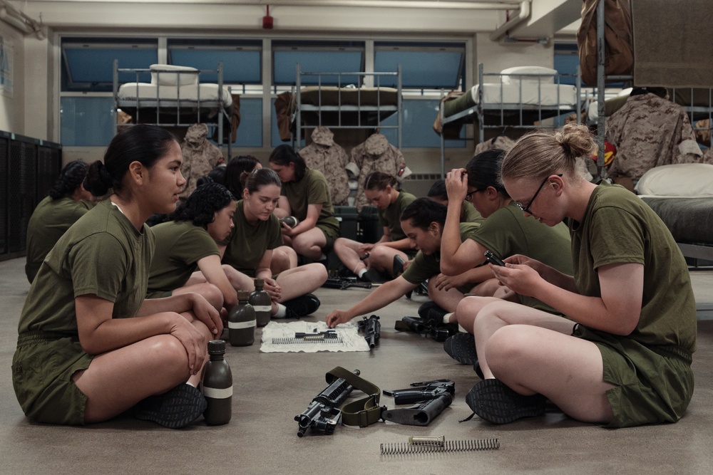 Charlie Company Senior Drill Instructor square away time