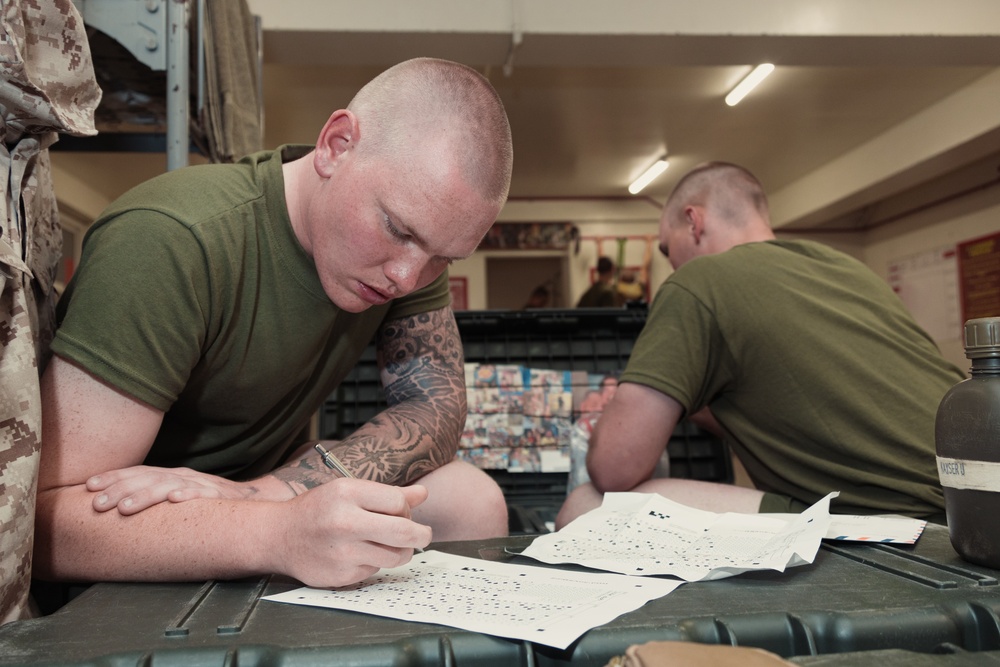 Charlie Company Senior Drill Instructor square away time