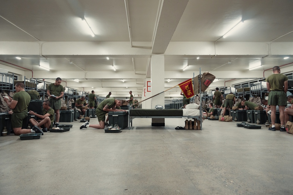 Charlie Company Senior Drill Instructor square away time