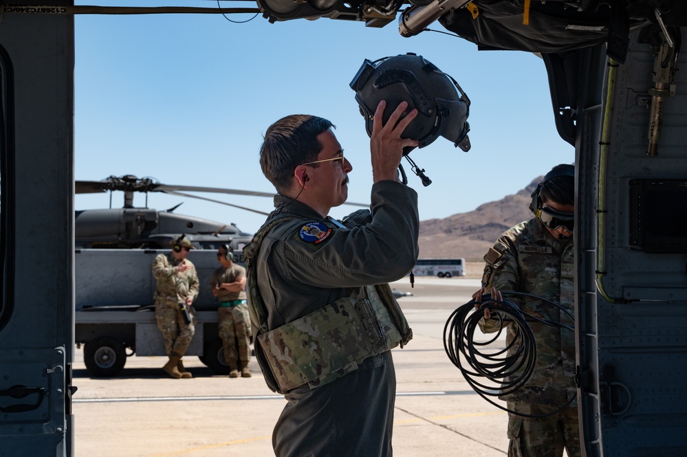 Pararescuemen Participate in Combat Air Demonstration at Aviation Nation 2025