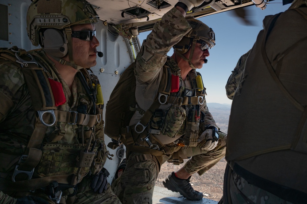 Pararescuemen Participate in Combat Air Demonstration at Aviation Nation 2025