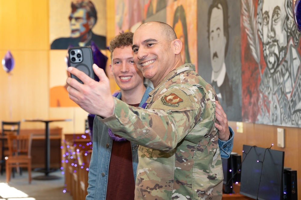 Bedford High School hosts 'Purple Up!' breakfast