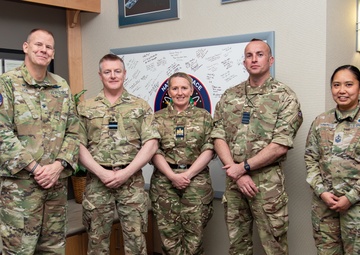 NSDC hosts Air Commodore Thompson, Deputy Commander, UK Space Command