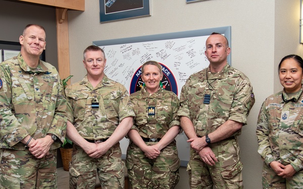 NSDC hosts Air Commodore Thompson, Deputy Commander, UK Space Command