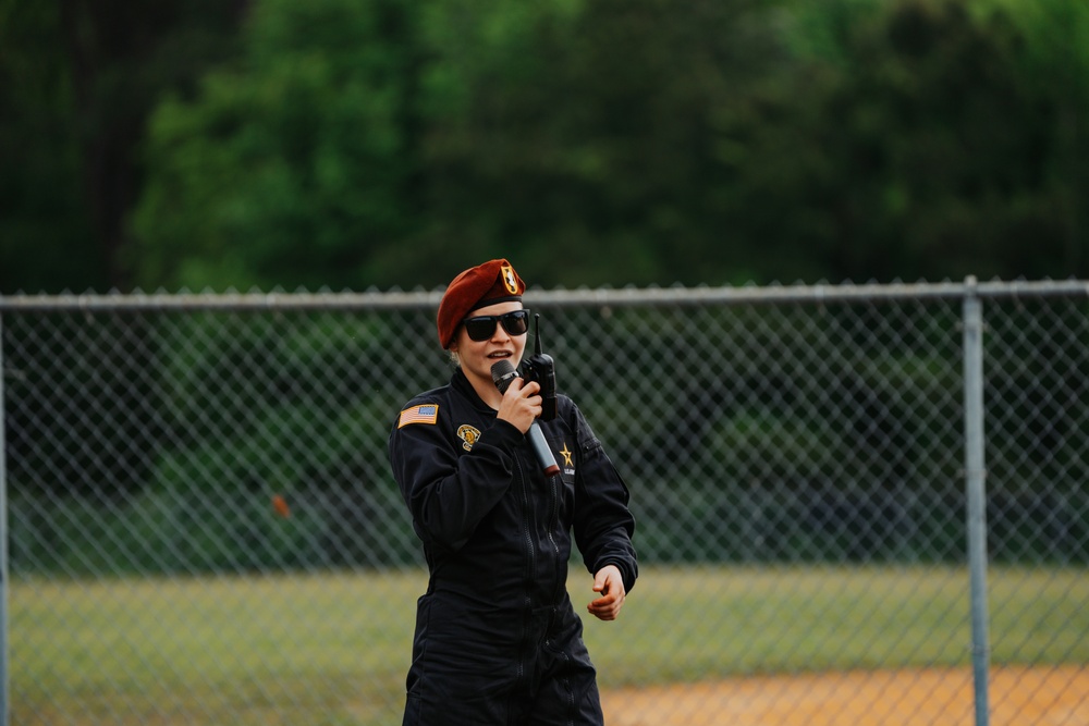 Month of the Military Child at Alderman Road Elementary School with the Golden Knights