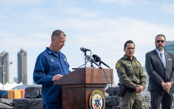 Coast Guard offloads more than $214 million worth of illegal cocaine in San Diego