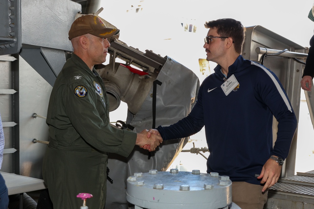 USS George H.W. Bush (CVN 77) Hosts Congressional Professional Staff