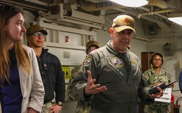 USS George H.W. Bush (CVN 77) Hosts Congressional Professional Staff