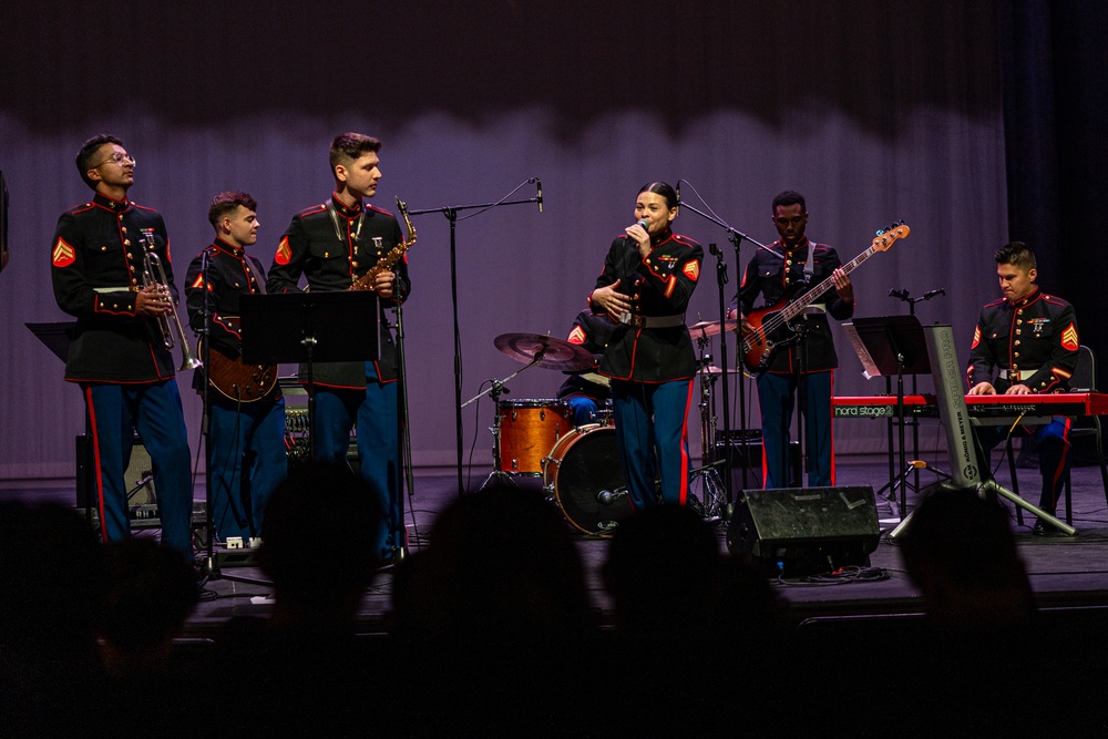 Marine Band San Diego’s Jazz Combo Performs at Volcano Vista HS