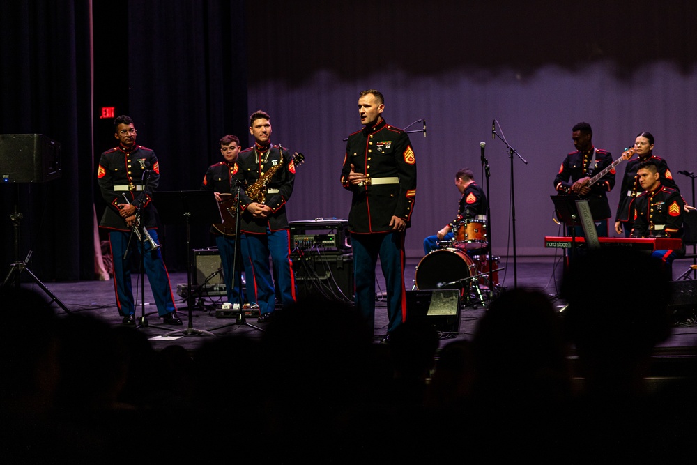 Marine Band San Diego’s Jazz Combo Performs at Volcano Vista HS