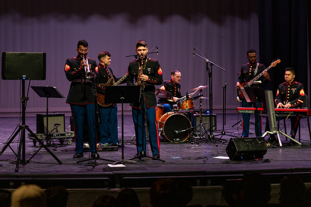 Marine Band San Diego’s Jazz Combo Performs at Volcano Vista HS