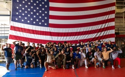 MMA Fighters Conduct Workshop aboard USS New York | FWFL 2025