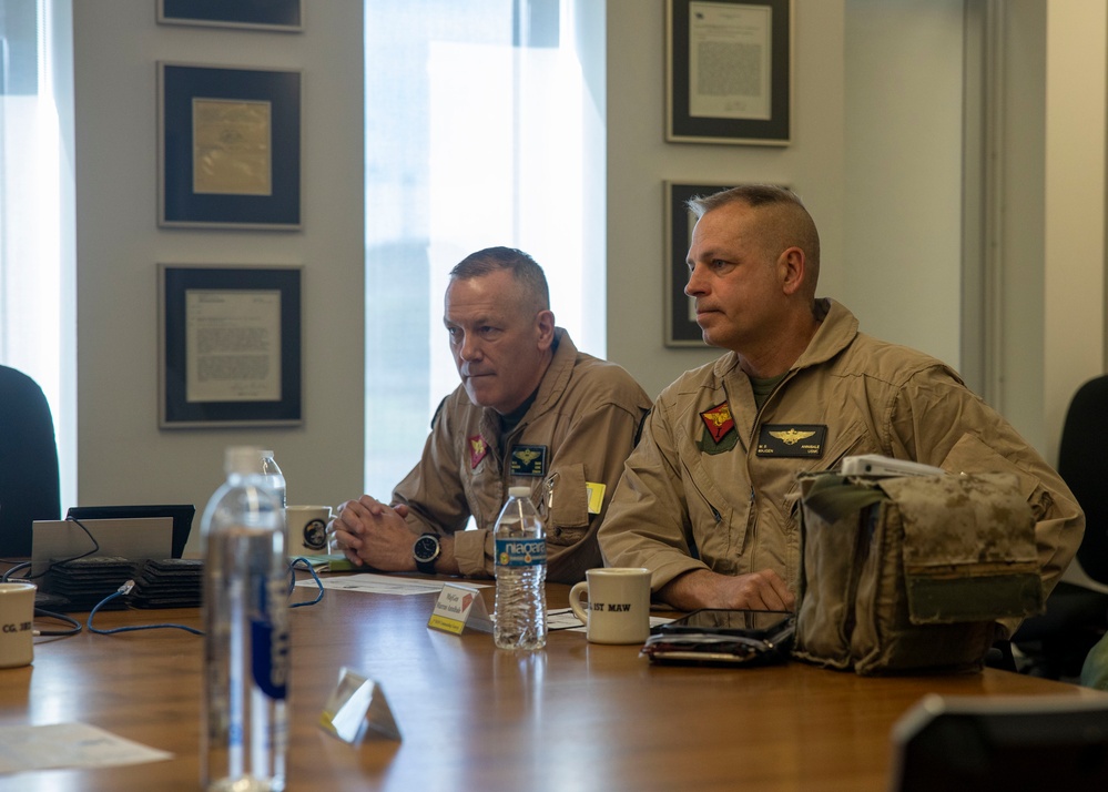 1st, 2nd, 3rd, and 4th MAW CGs visit MAWTS-1 during WTI 2-25