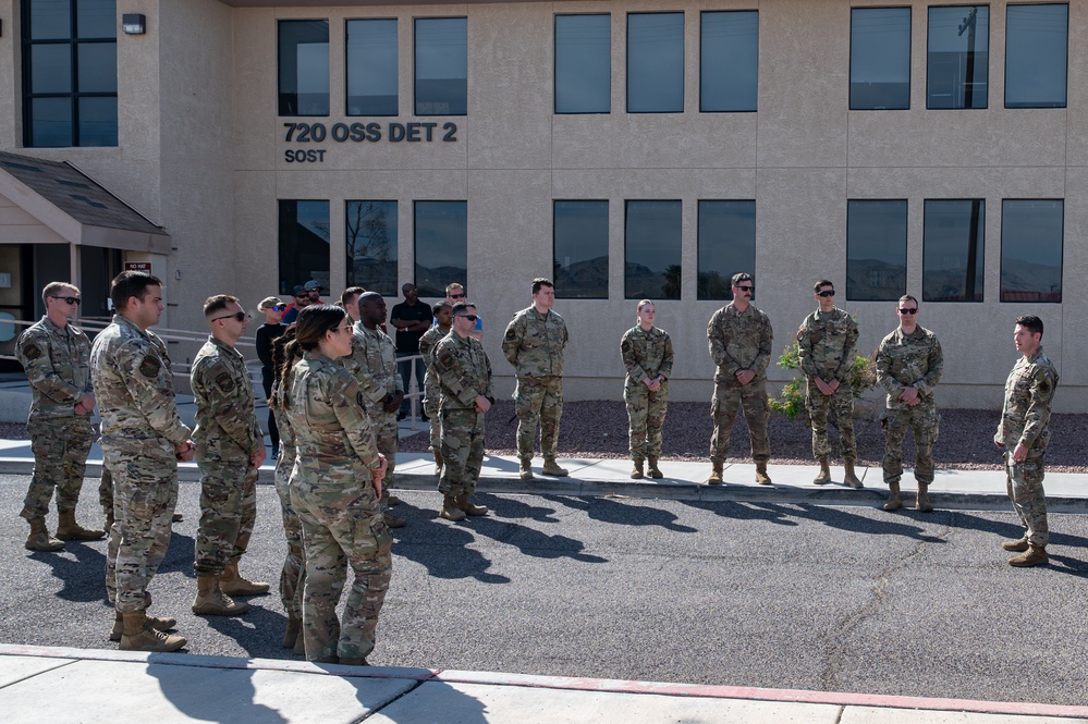 Capt. Joel Gentz Memorial Sent from Nellis AFB to Kirtland AFB