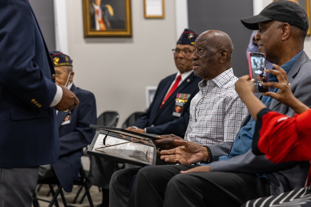 Montford Point Marine celebrates 100th birthday