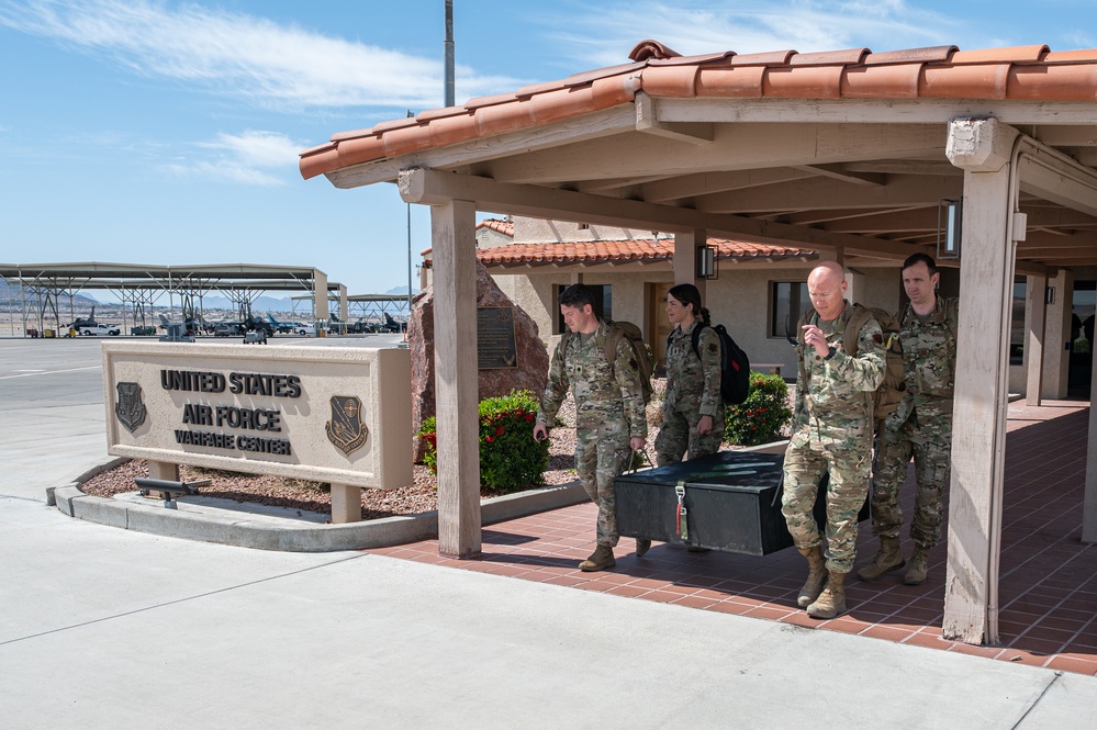 Capt. Joel Gentz Memorial Sent from Nellis AFB to Kirtland AFB