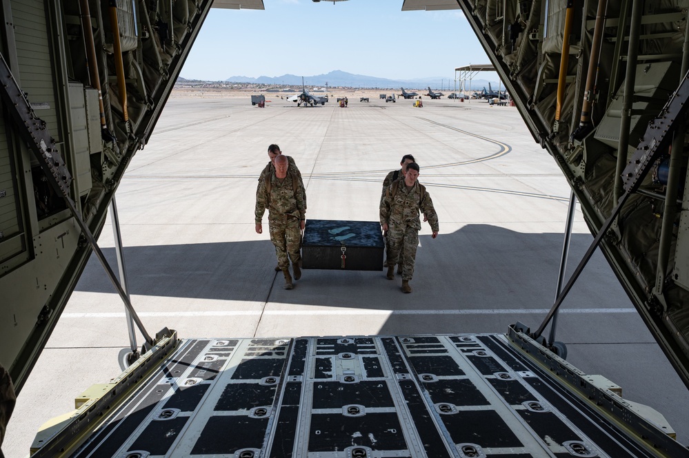 Capt. Joel Gentz Memorial Sent from Nellis AFB to Kirtland AFB