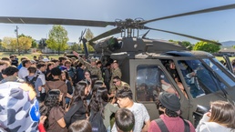 Oregon Army National Guard Brings Helicopter Experience to Medford High Schools