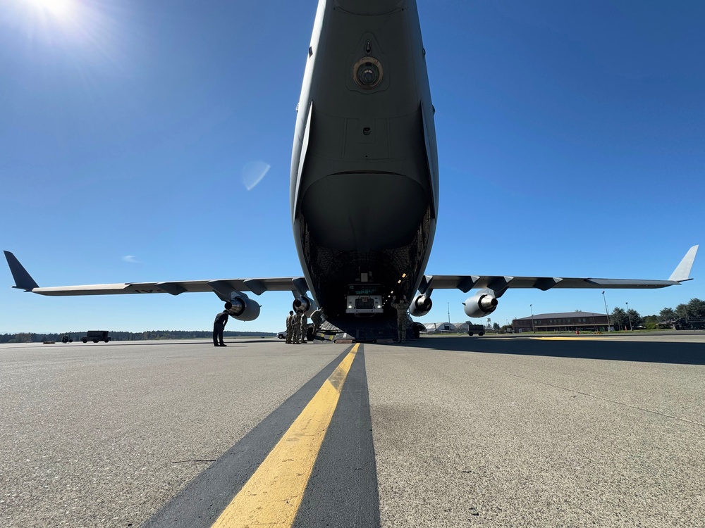 Team McChord readies high-reach crane transport for maintenance support