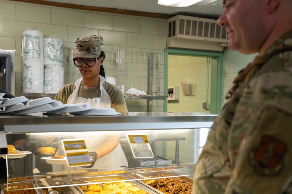 192nd Wing base services provides dinner to OMA participants