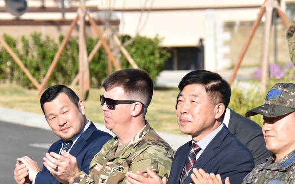 Air Force, Army Engineers cut ribbon on new child development center in South Korea