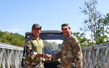 Balikatan 25: 8th TSC and Philippine Army Handover of Bridge Structure