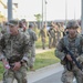 U.S. and ROK soldiers participate in the final 12-mile ruck march for E3B.