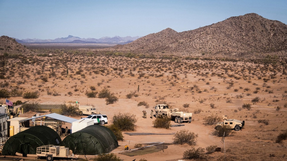 U.S. Soldiers from 759th Police Battalion set up headquarters at Camp Grip