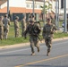 U.S. and ROK soldiers participate in the final 12-mile ruck march for E3B.
