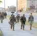 U.S. and ROK soldiers participate in the final 12-mile ruck march for E3B.