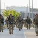 U.S. and ROK soldiers participate in the final 12-mile ruck march for E3B.