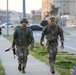 U.S. and ROK soldiers participate in the final 12-mile ruck march for E3B.