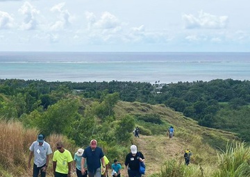 Guahan Sentinel Landscape partners conduct a site survey