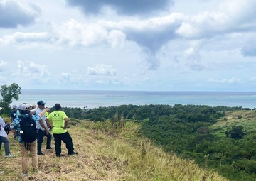 Guahan Sentinel Landscape partners conduct a site survey