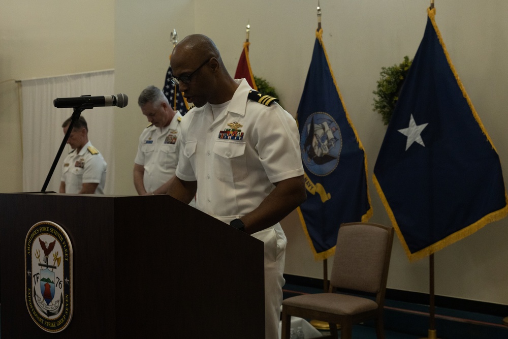 Task Force 76 Change of Command Ceremony