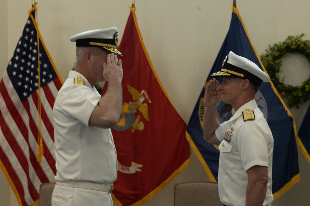 Task Force 76 Change of Command Ceremony