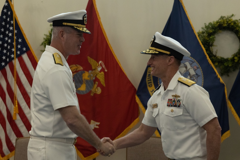 Task Force 76 Change of Command Ceremony
