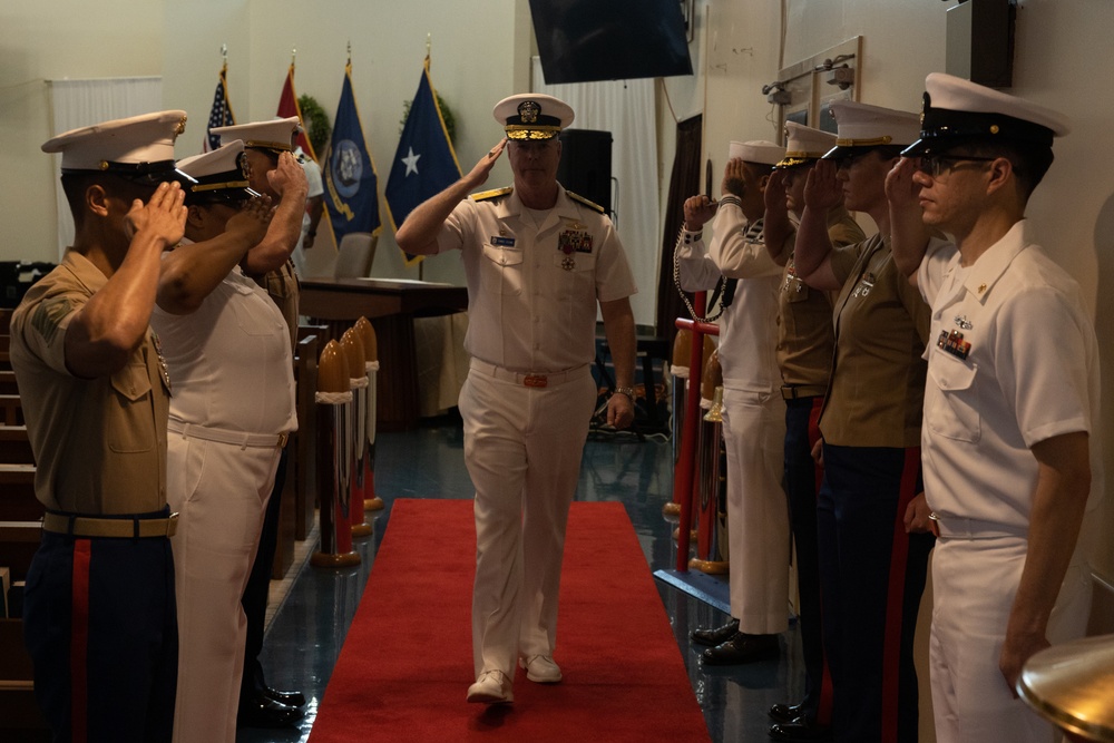 Task Force 76 Change of Command Ceremony
