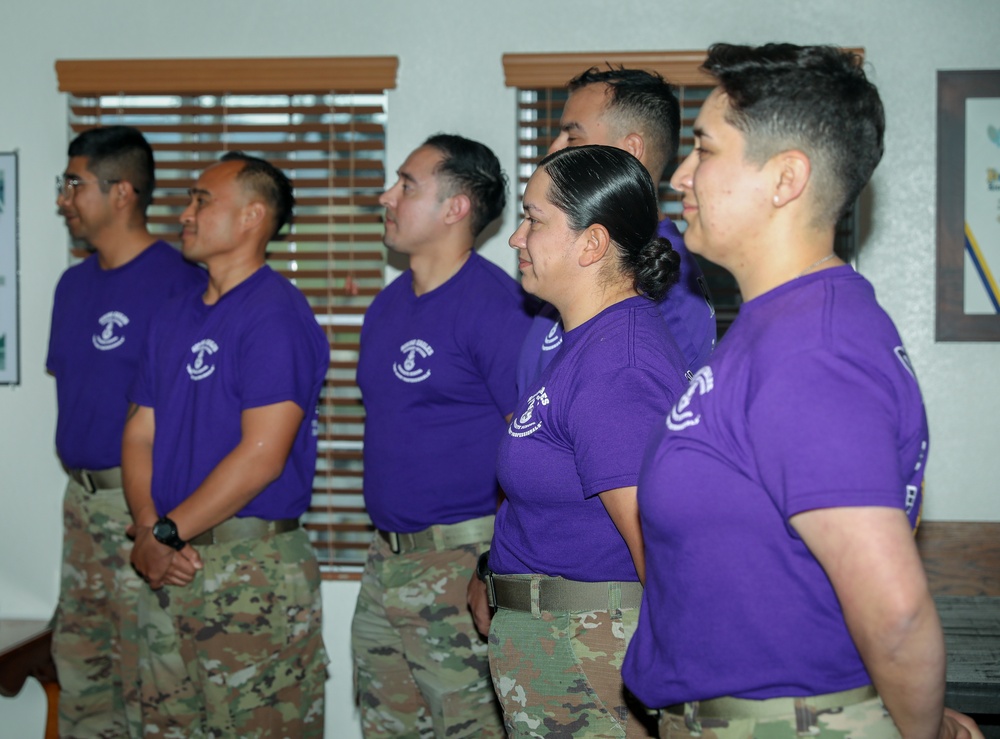 Warrant Officer Candidate School mentors and mentees meet-up