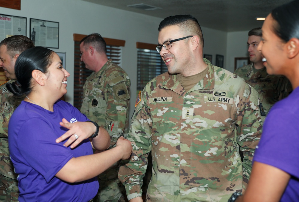Warrant Officer Candidate School mentors and mentees meet-up