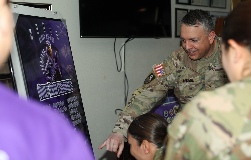 Warrant Officer Candidate School mentors and mentees meet-up