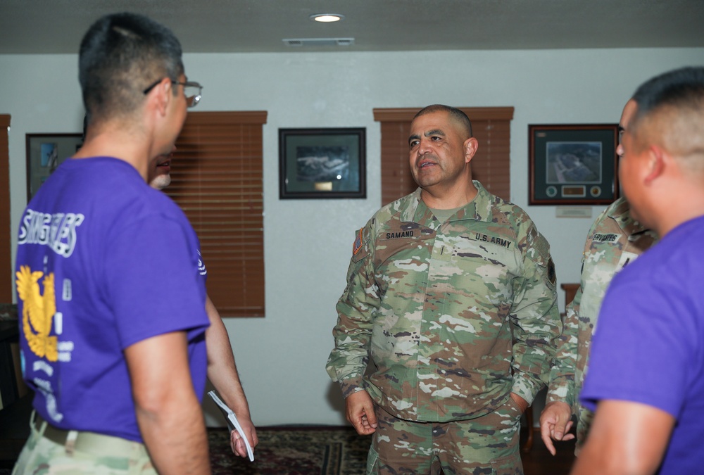 Warrant Officer Candidate School mentors and mentees meet-up