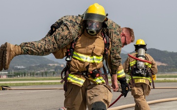 U.S. Marines conduct airfield recovery and removal training in South Korea