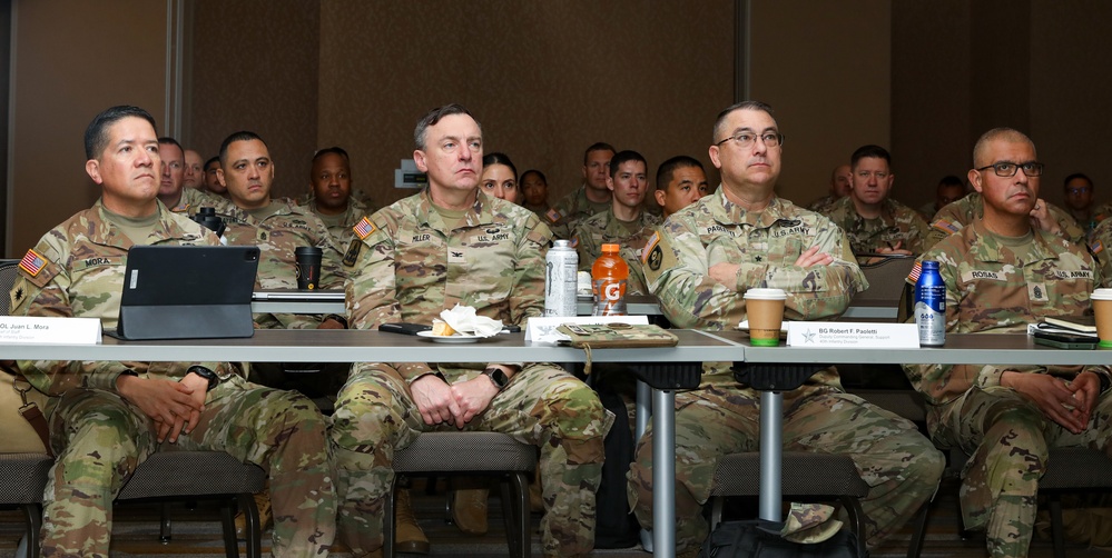 40ID senior leadership training at the Service Member and Employee of the Year 2024 banquet