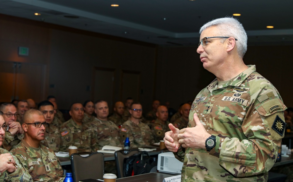40ID senior leadership training at the Service Member and Employee of the Year 2024 banquet