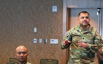 40ID senior leadership training at the Service Member and Employee of the Year 2024 banquet