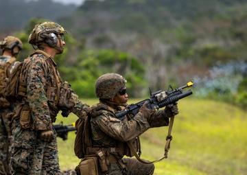 5th ANGLICO Ryukyu Hammer | M240 B Machine Gun and M203 Grenade Launcher Range